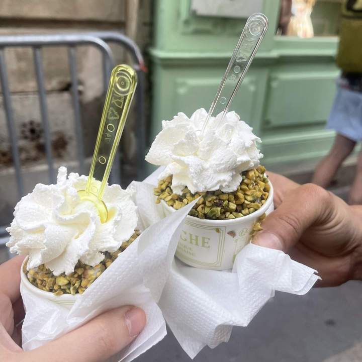 Vente de glace pistache artisanale Bordeaux