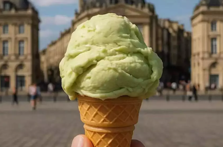 Vente de glace pistache artisanale, Gambetta