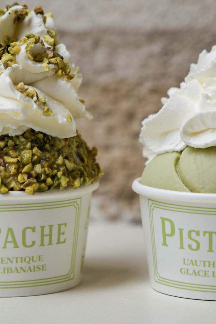 La douceur unique de notre glace à l'Achta.