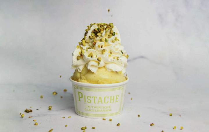 Glace pistache Bordeaux