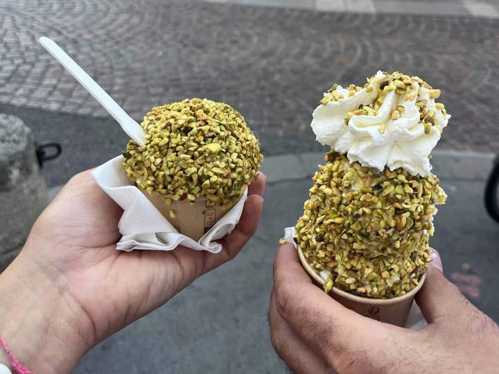 Glace à l'achta, Pey Berland